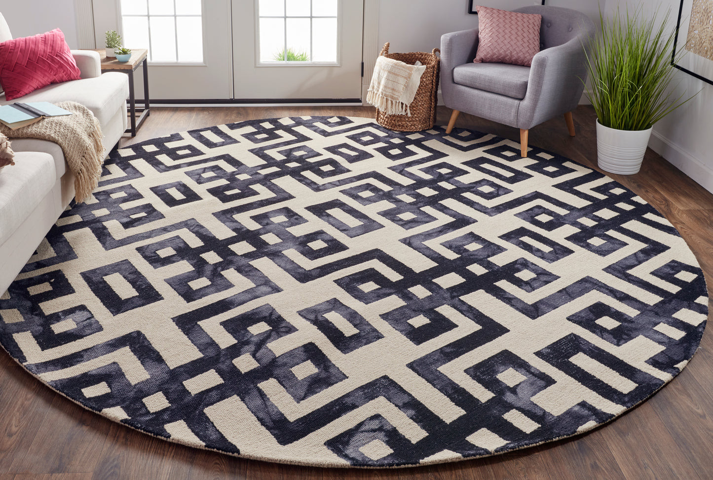 Lorrain 8568F Hand Tufted Wool Indoor Area Rug by Feizy Rugs