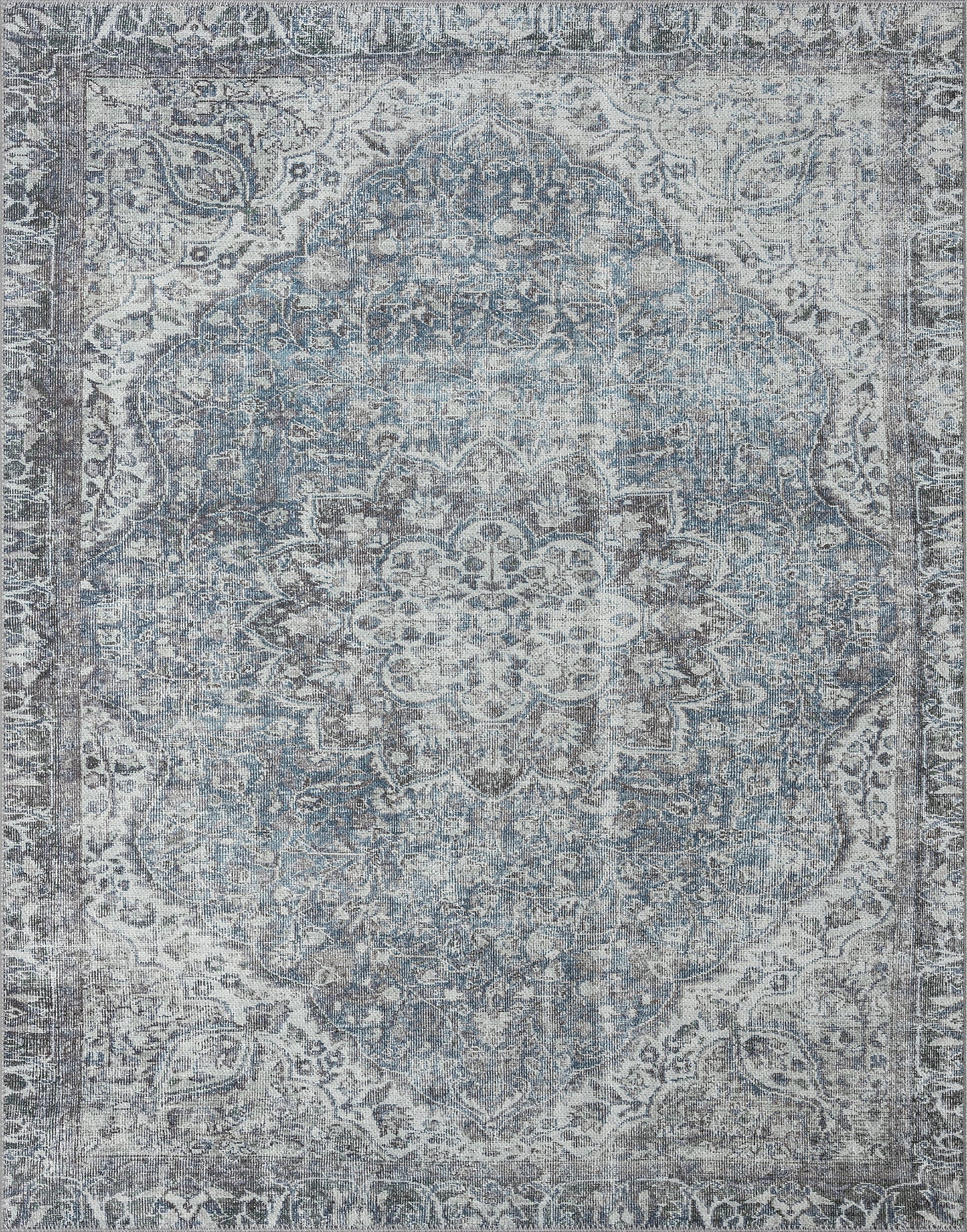 Parker-PRK15 Flat Weave Synthetic Blend Indoor Area Rug by Tayse Rugs