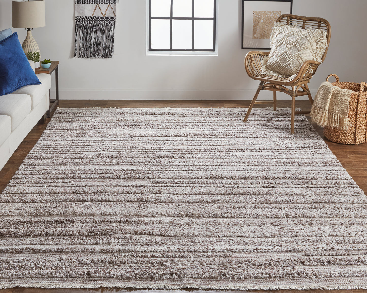 Alden 8637F Hand Woven Synthetic Blend Indoor Area Rug by Feizy Rugs