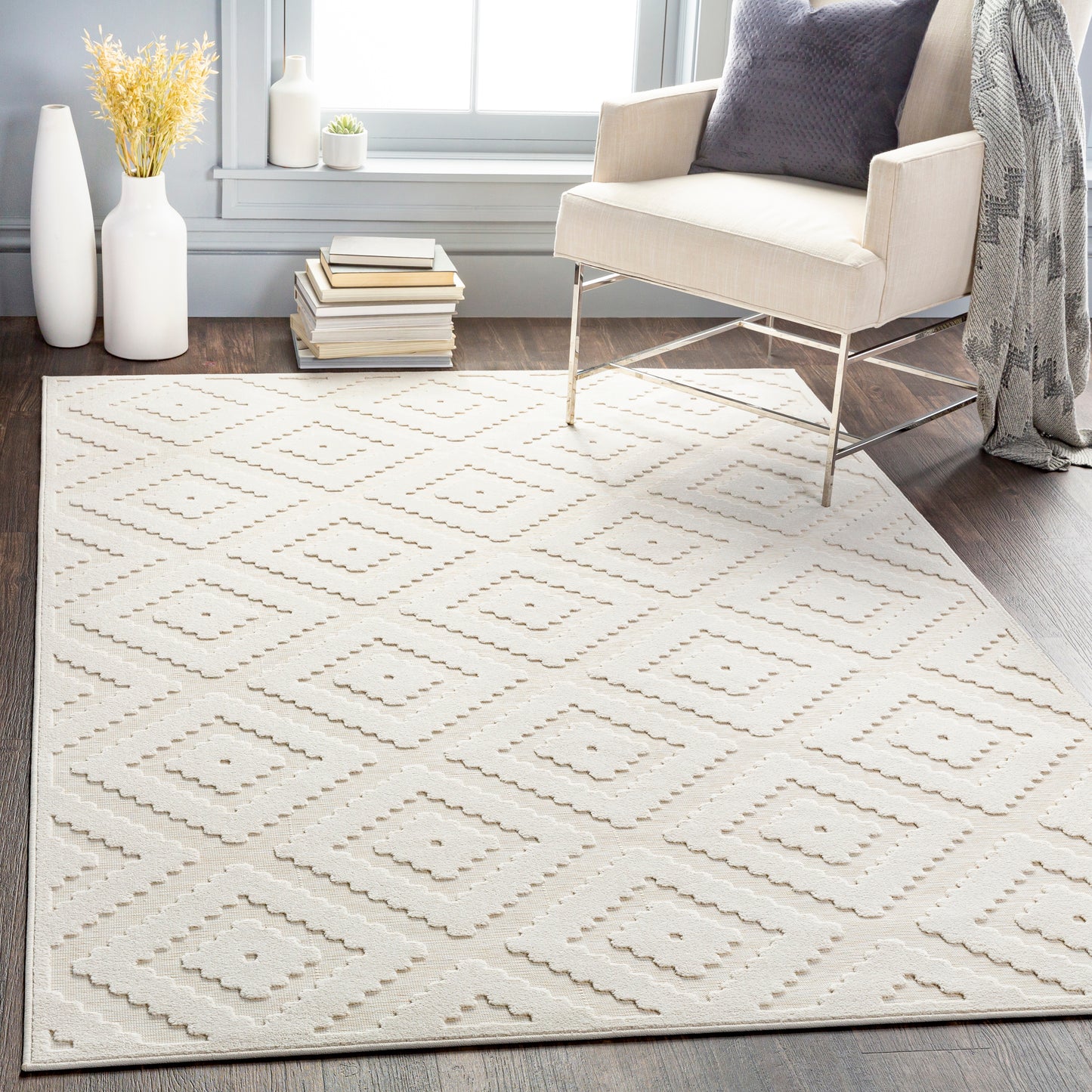 Greenwich 26741 Machine Woven Synthetic Blend Indoor/Outdoor Area Rug by Surya Rugs