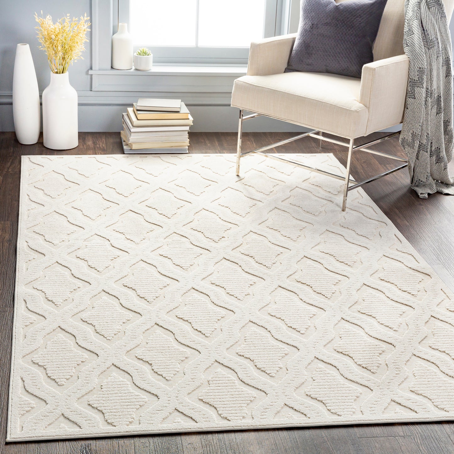 Greenwich 26794 Machine Woven Synthetic Blend Indoor/Outdoor Area Rug by Surya Rugs