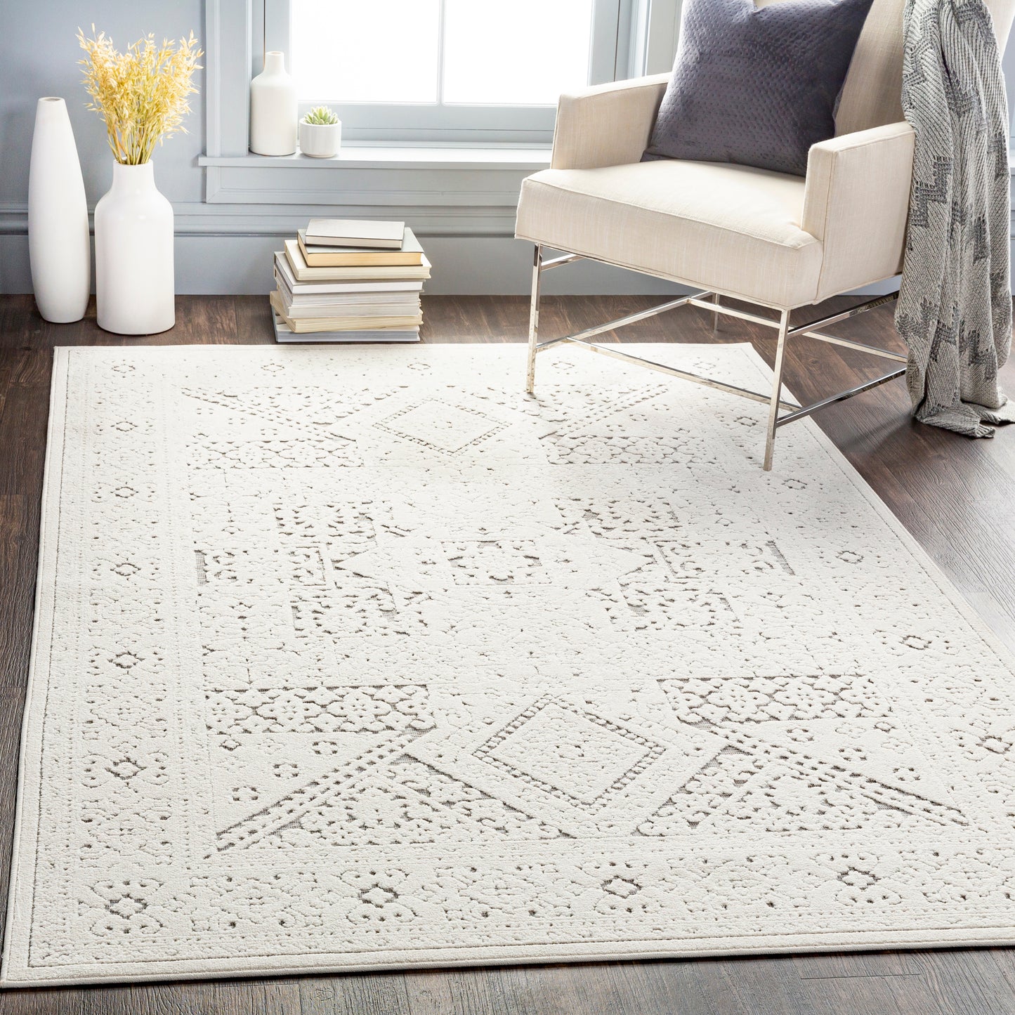 Greenwich 26716 Machine Woven Synthetic Blend Indoor/Outdoor Area Rug by Surya Rugs