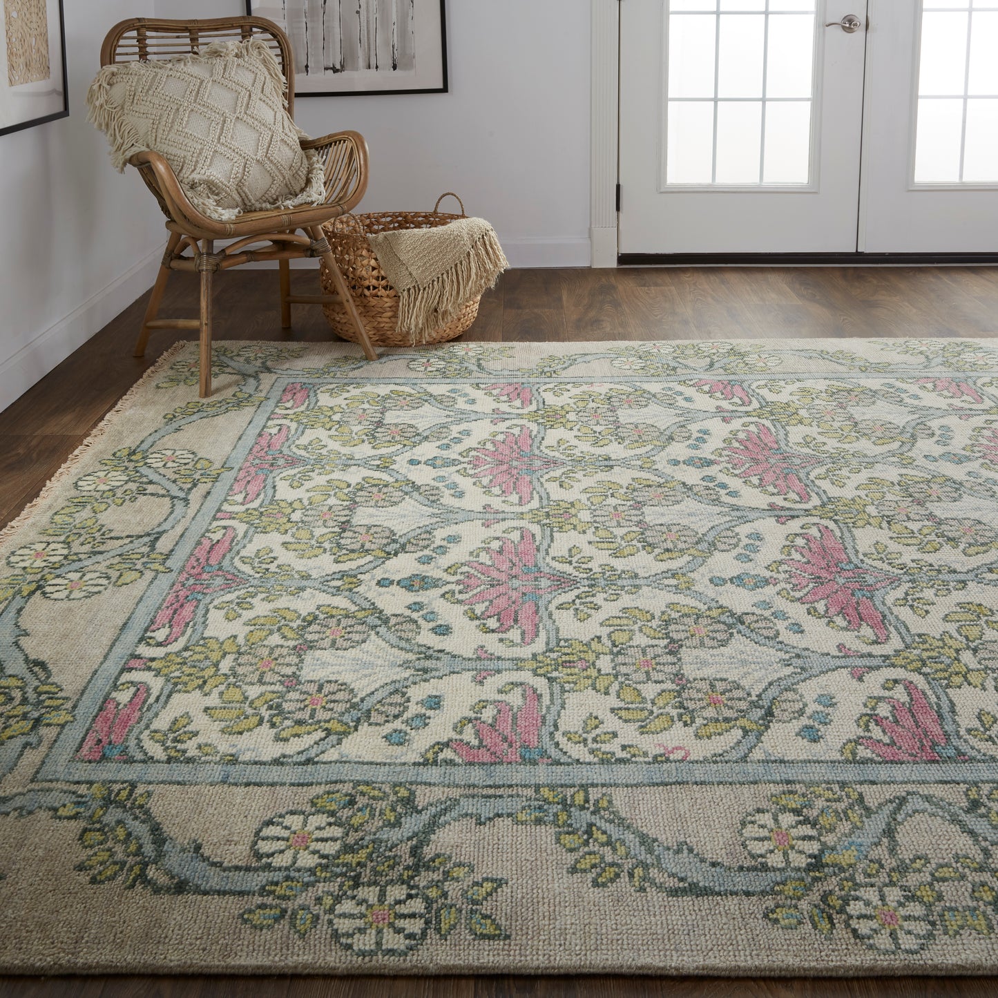 Beall 6714F Hand Knotted Wool Indoor Area Rug by Feizy Rugs