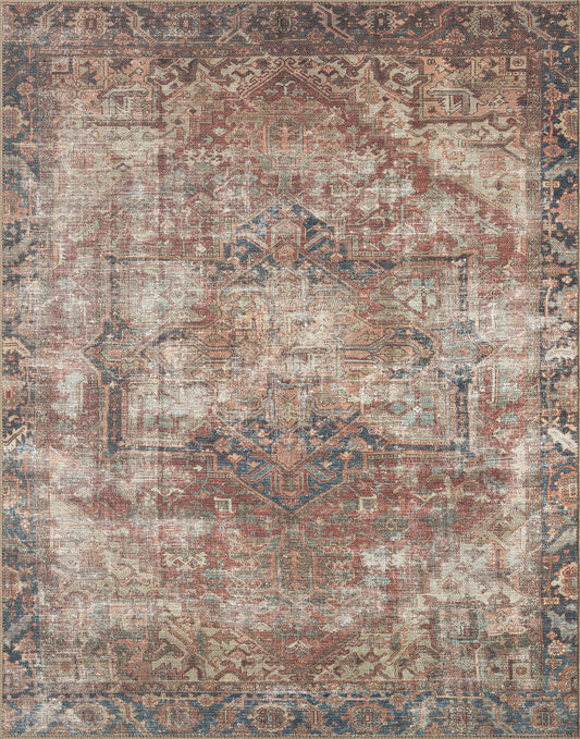 Parker-PRK19 Flat Weave Synthetic Blend Indoor Area Rug by Tayse Rugs