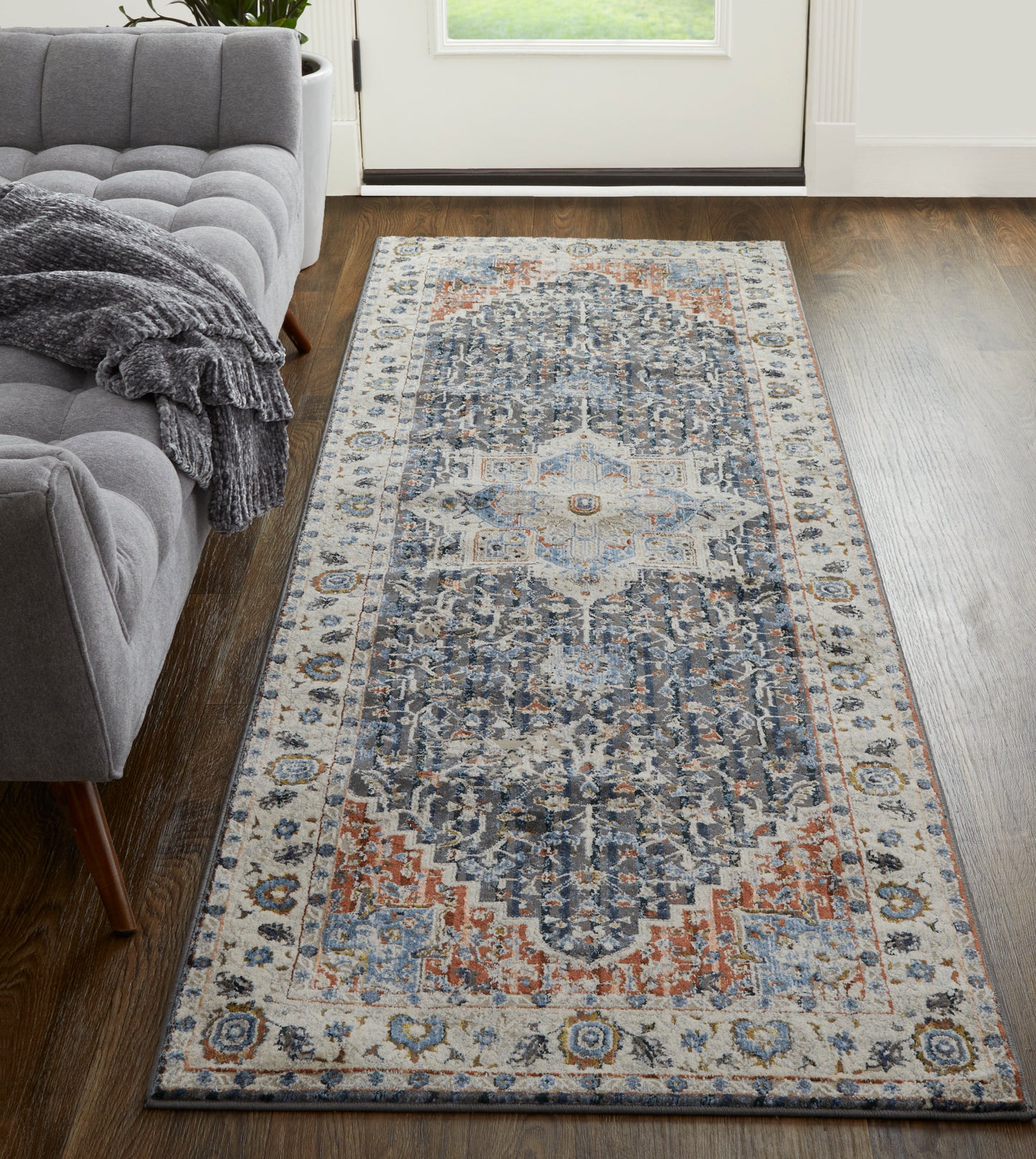 Kaia 39HTF Power Loomed Synthetic Blend Indoor Area Rug by Feizy Rugs