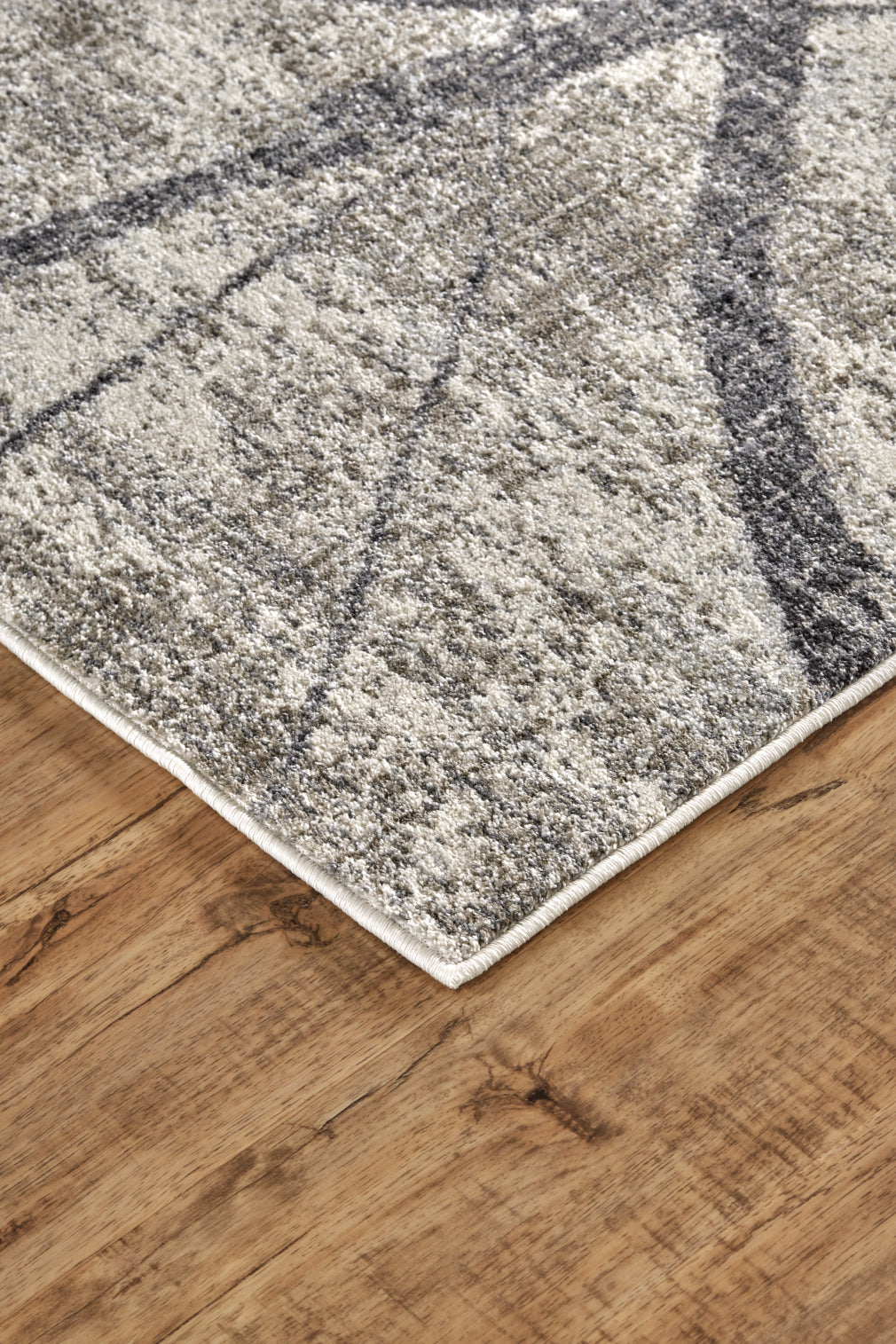 Kano 3877F Machine Made Synthetic Blend Indoor Area Rug by Feizy Rugs