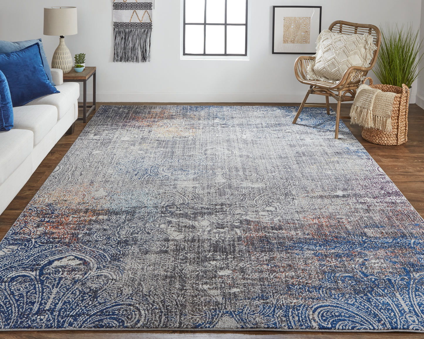 Bellini I39CV Power Loomed Synthetic Blend Indoor Area Rug by Feizy Rugs