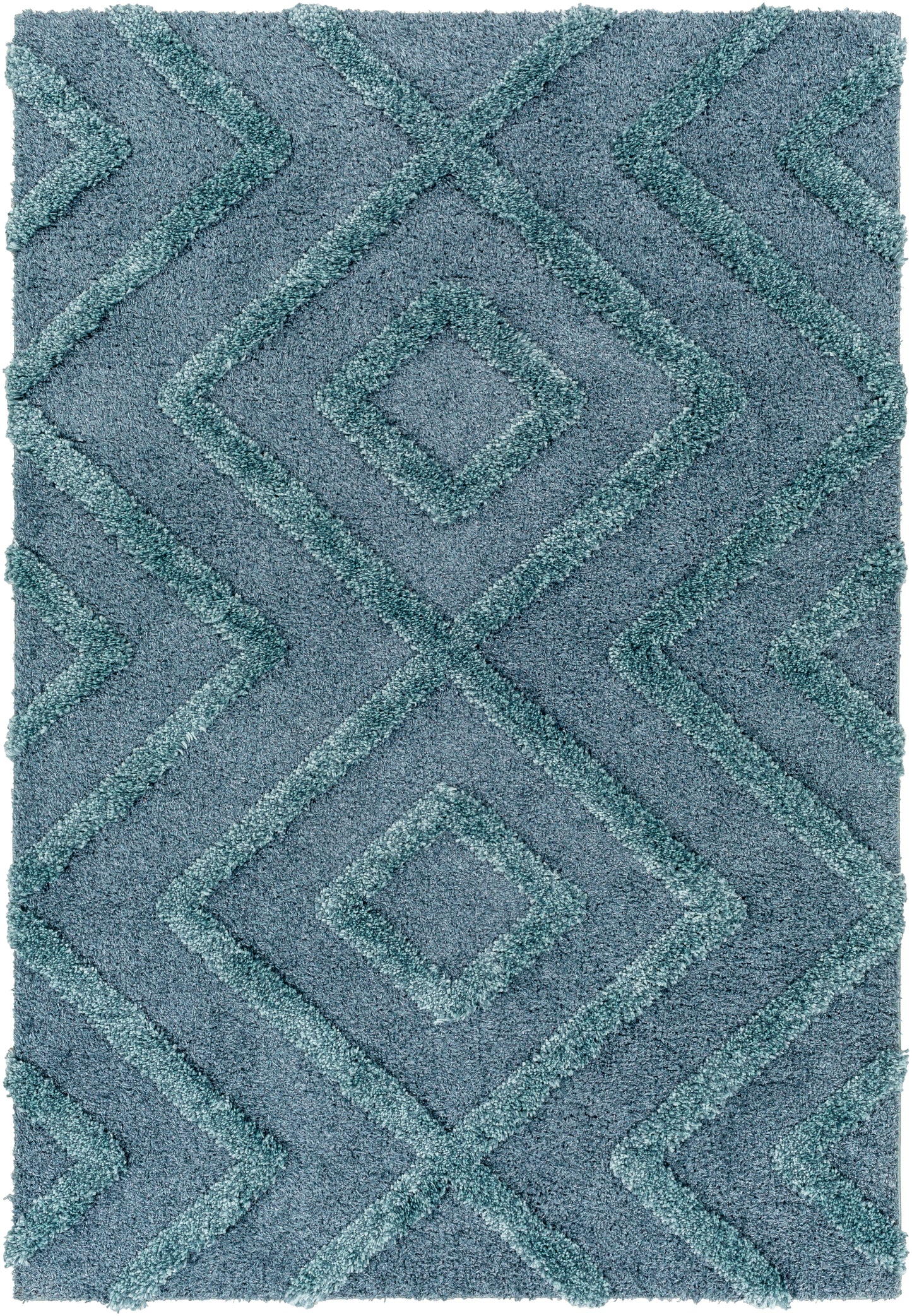 Hudson shag 30707 Machine Woven Synthetic Blend Indoor Area Rug by Surya Rugs