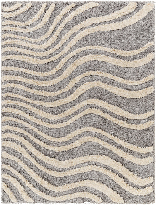 Hudson shag 30705 Machine Woven Synthetic Blend Indoor Area Rug by Surya Rugs