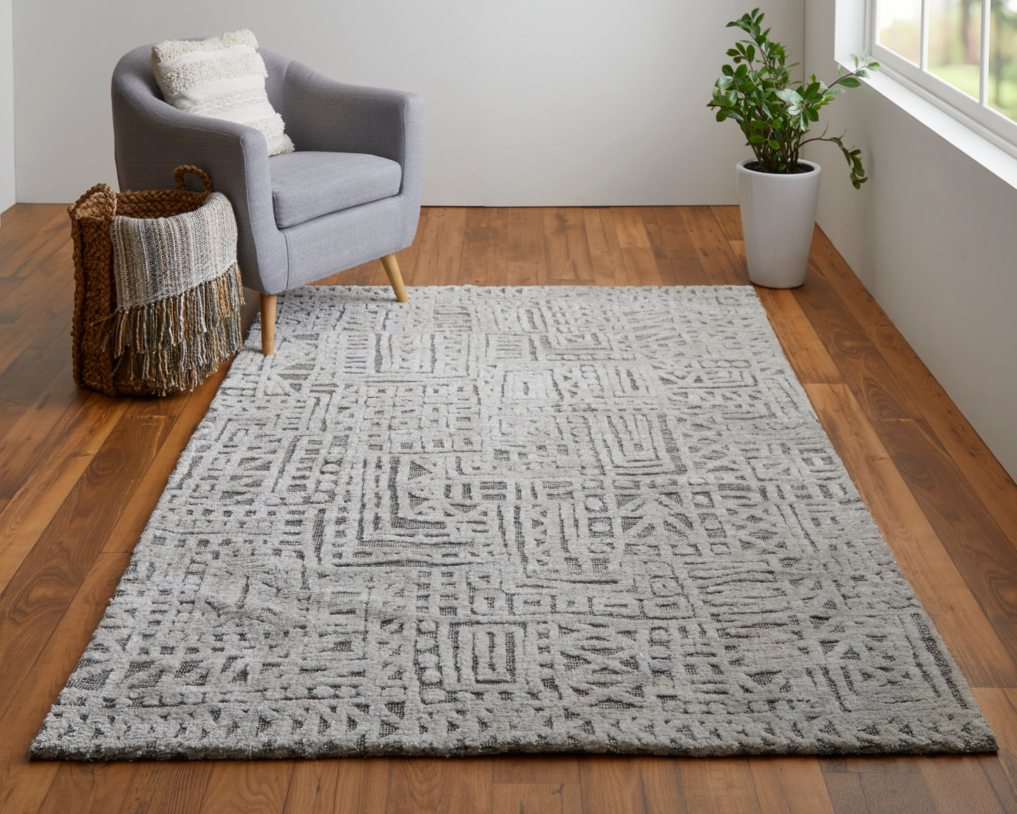 Colton 8793F Machine Made Synthetic Blend Indoor Area Rug by Feizy Rugs