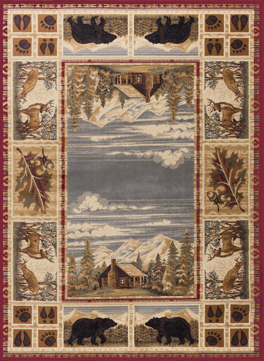 Nature-NTR67 Cut Pile Synthetic Blend Indoor Area Rug by Tayse Rugs
