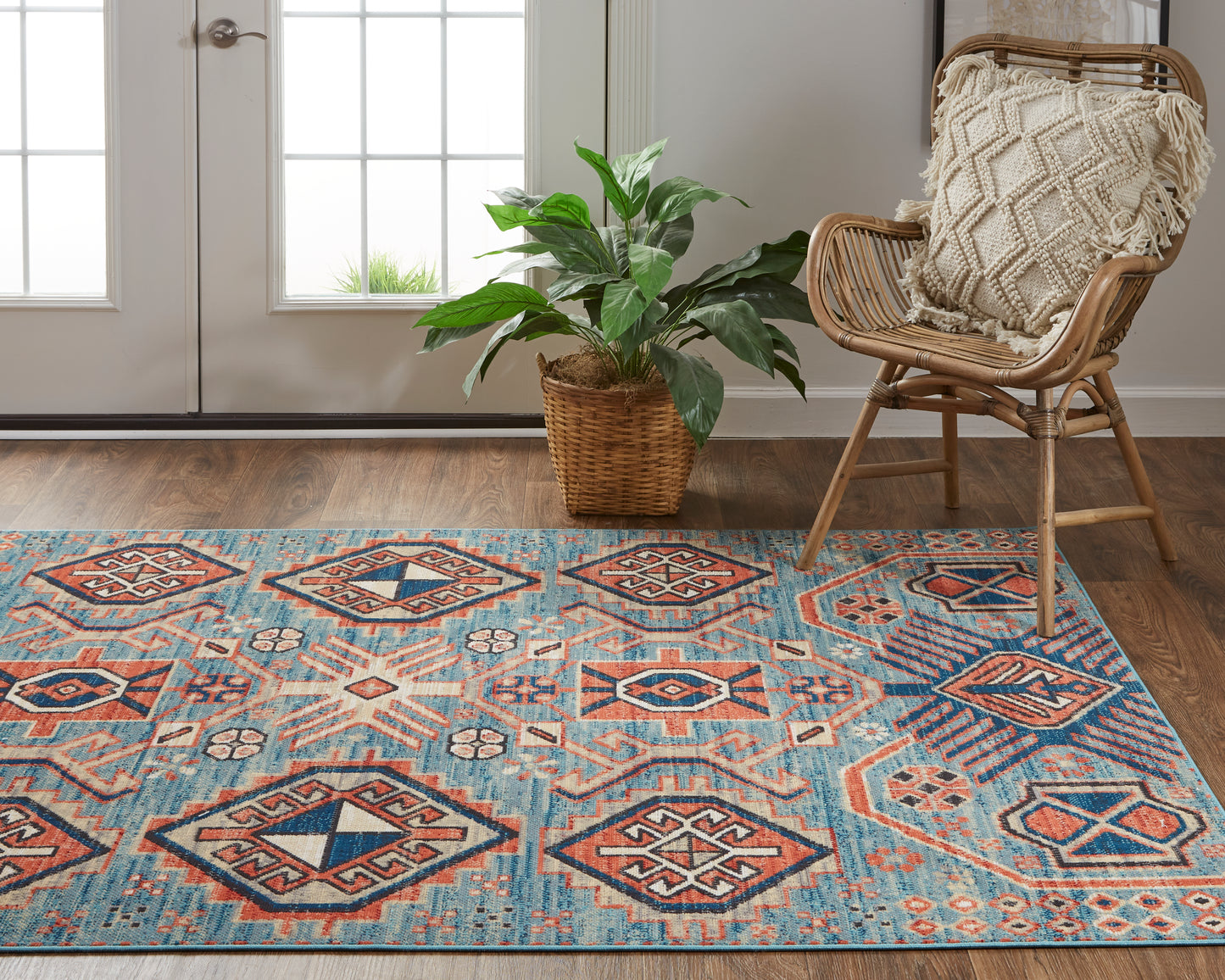 Nolan 39C9F Power Loomed Synthetic Blend Indoor Area Rug by Feizy Rugs