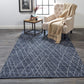 Lennox 8695F Hand Woven Synthetic Blend Indoor Area Rug by Feizy Rugs