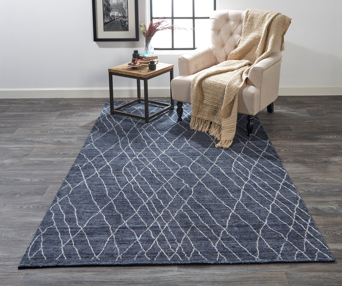 Lennox 8695F Hand Woven Synthetic Blend Indoor Area Rug by Feizy Rugs