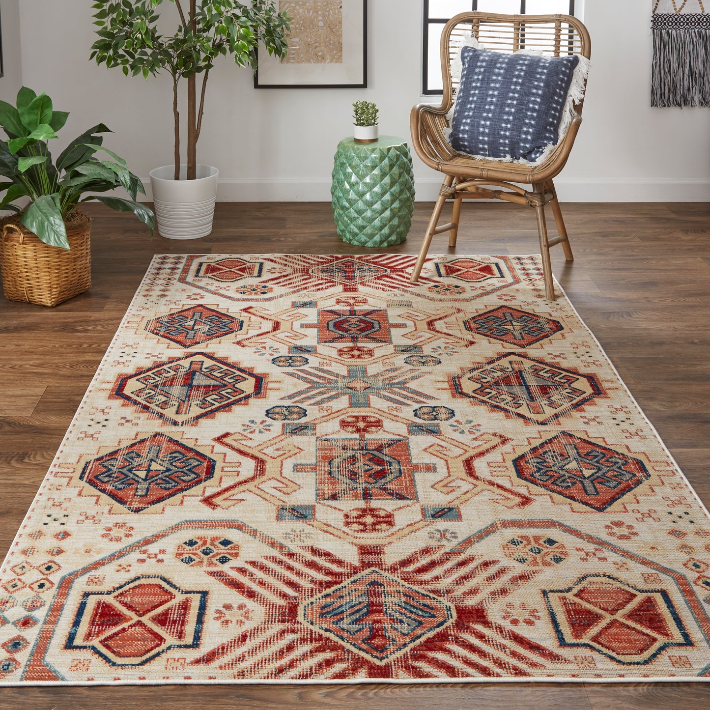 Nolan 39C9F Power Loomed Synthetic Blend Indoor Area Rug by Feizy Rugs