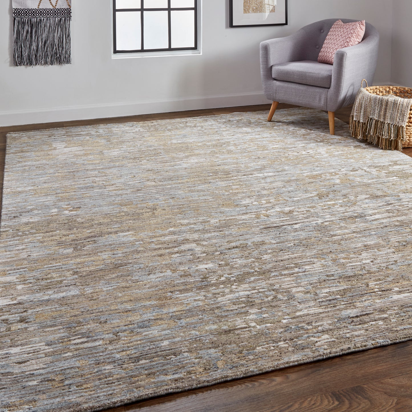Conroe 6822F Hand Knotted Wool Indoor Area Rug by Feizy Rugs