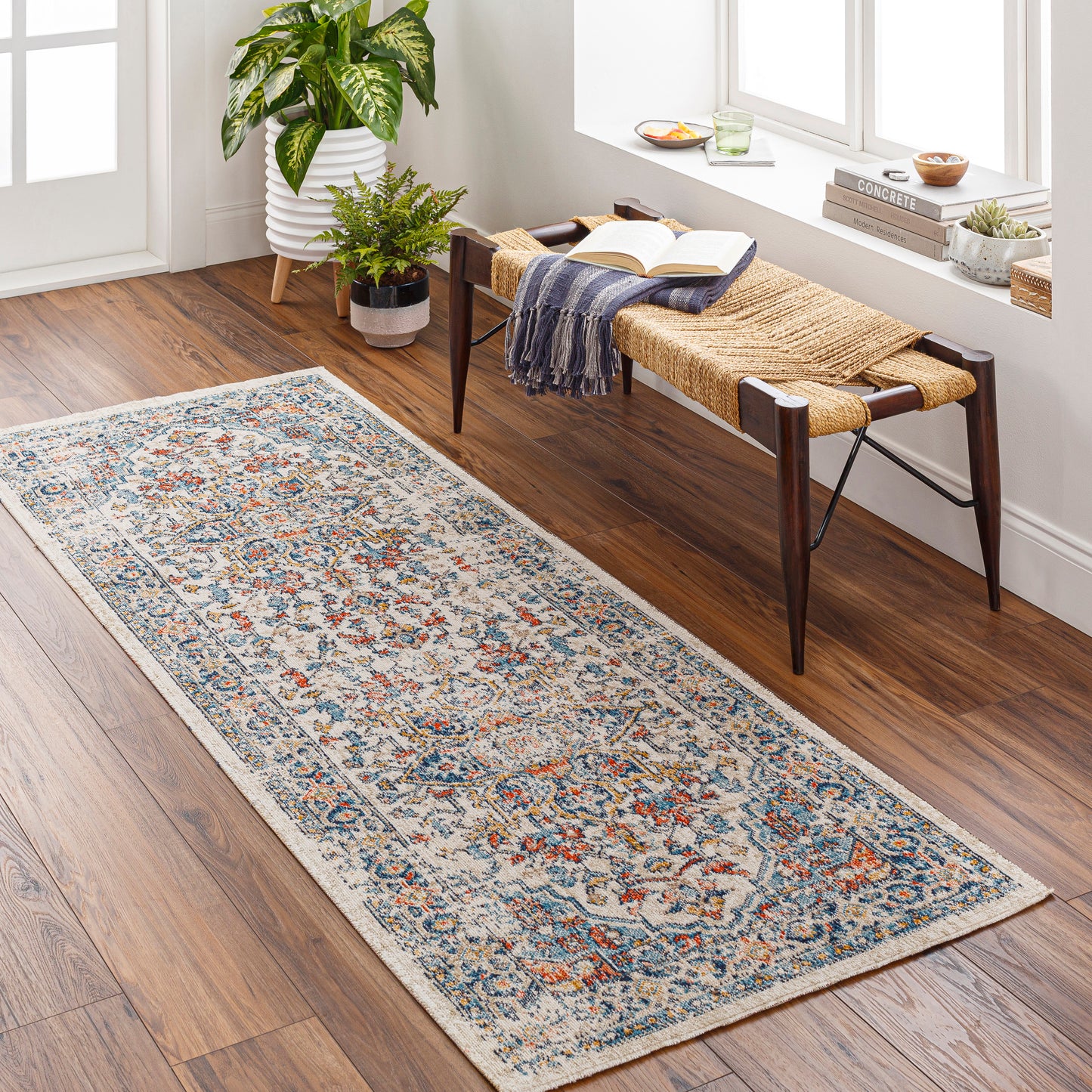 Huntington Beach 27964 Machine Woven Synthetic Blend Indoor/Outdoor Area Rug by Surya Rugs