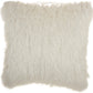 Shag DC122 Cotton Braided Shag Throw Pillow From Mina Victory By Nourison Rugs
