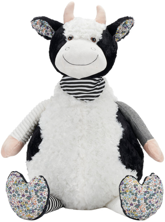 Plush Lines N3003 Synthetic Blend Plush Cow Pluh Animal From Mina Victory By Nourison Rugs