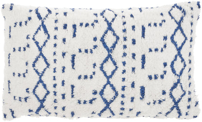 Life Styles AA019 Cotton Woven Boho Pattern Throw Pillow From Mina Victory By Nourison Rugs
