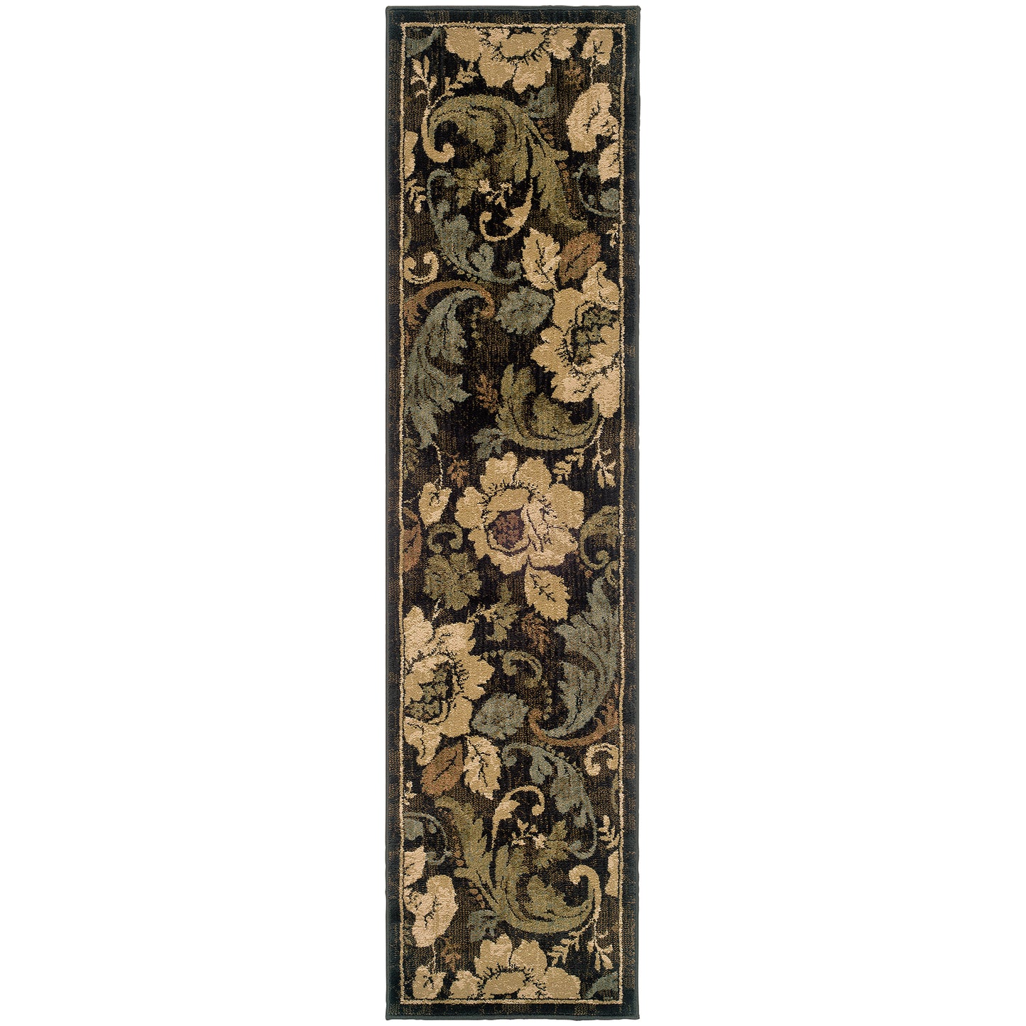 HUNTINGTON Floral Power-Loomed Synthetic Blend Indoor Area Rug by Oriental Weavers