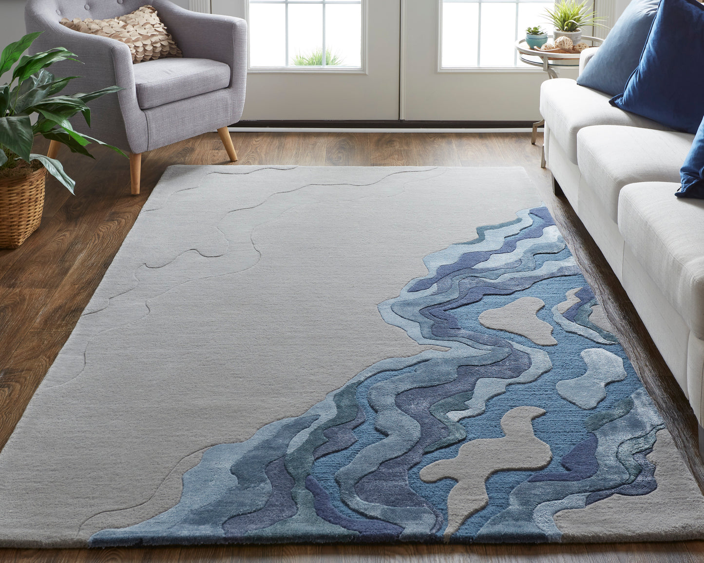 Serrano 8856F Hand Tufted Wool Indoor Area Rug by Feizy Rugs