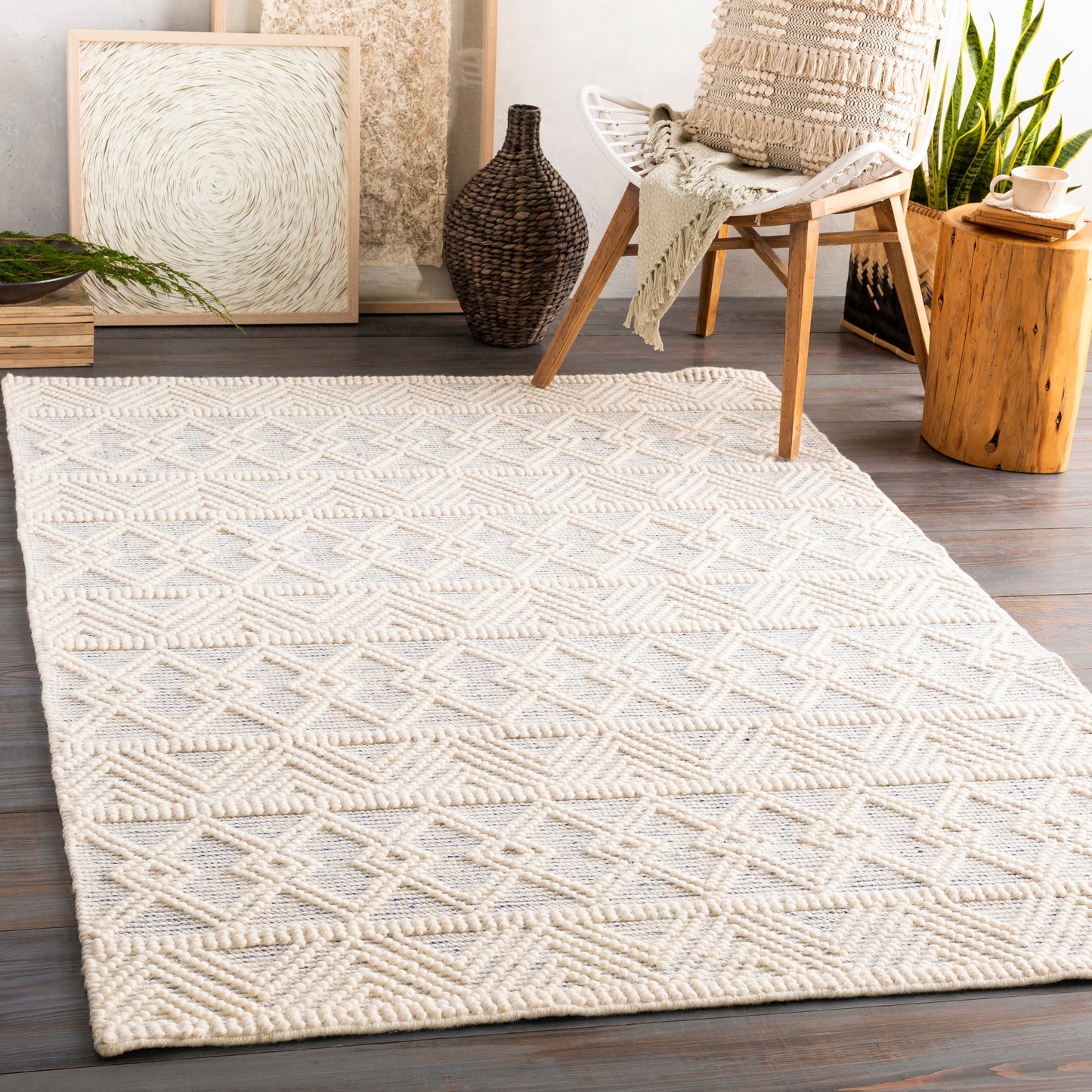 Hygge 23580 Hand Woven Wool Indoor Area Rug by Surya Rugs