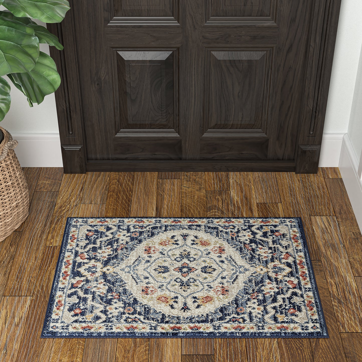 Tuscany-TUS11 Cut Pile Synthetic Blend Indoor Area Rug by Tayse Rugs