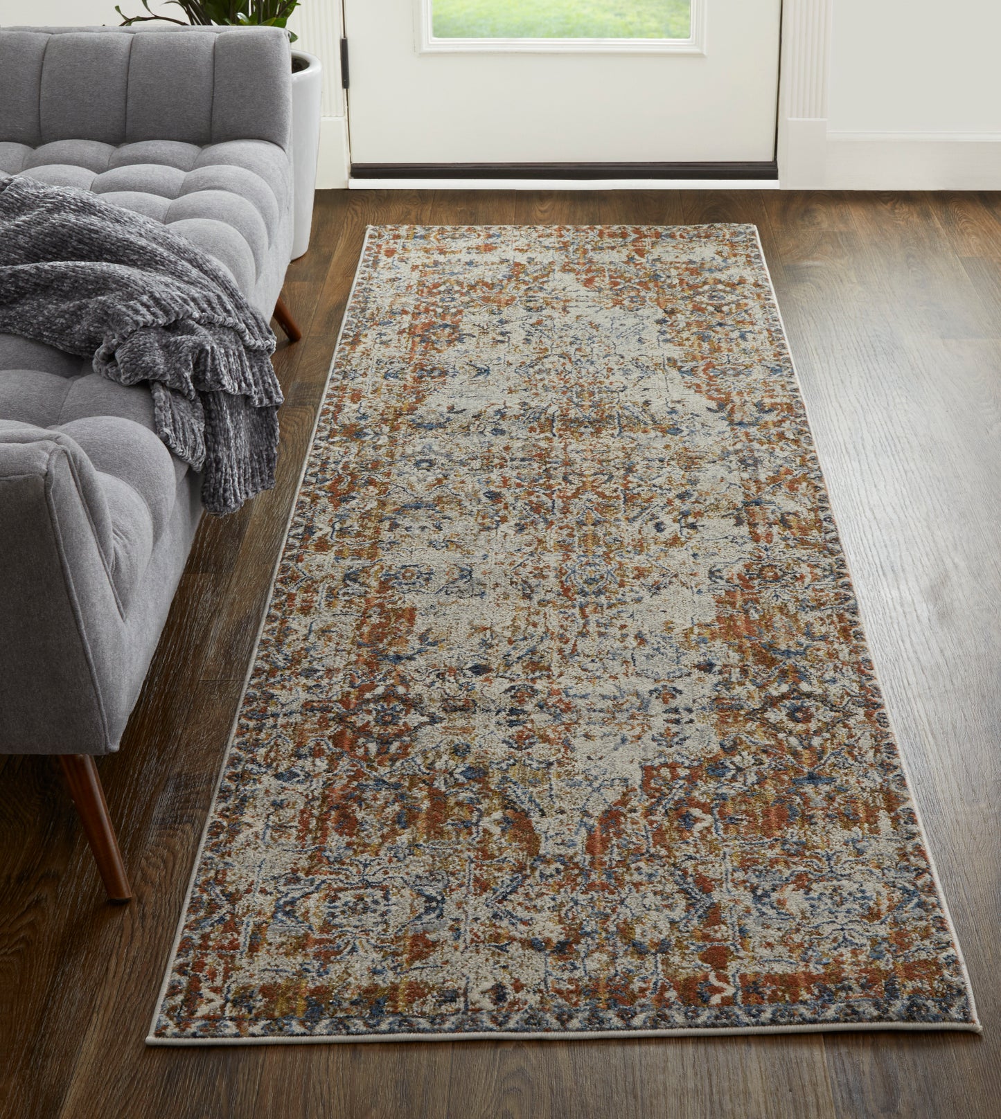 Kaia 39HVF Power Loomed Synthetic Blend Indoor Area Rug by Feizy Rugs