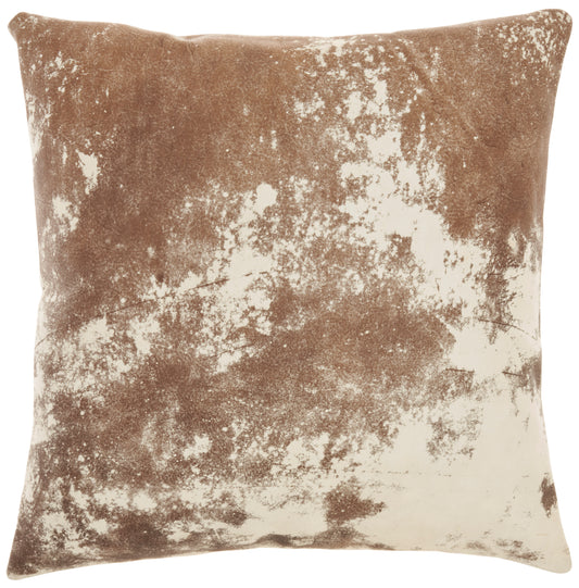 Couture Rug IM300 Leather Free Form Leather Throw Pillow From Mina Victory By Nourison Rugs
