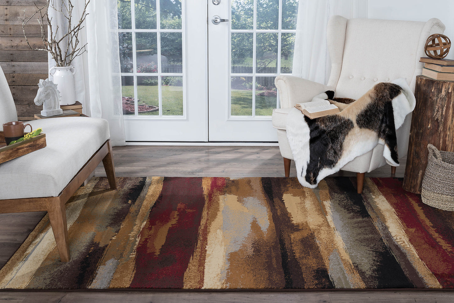 Festival-FST89 Cut Pile Synthetic Blend Indoor Area Rug by Tayse Rugs