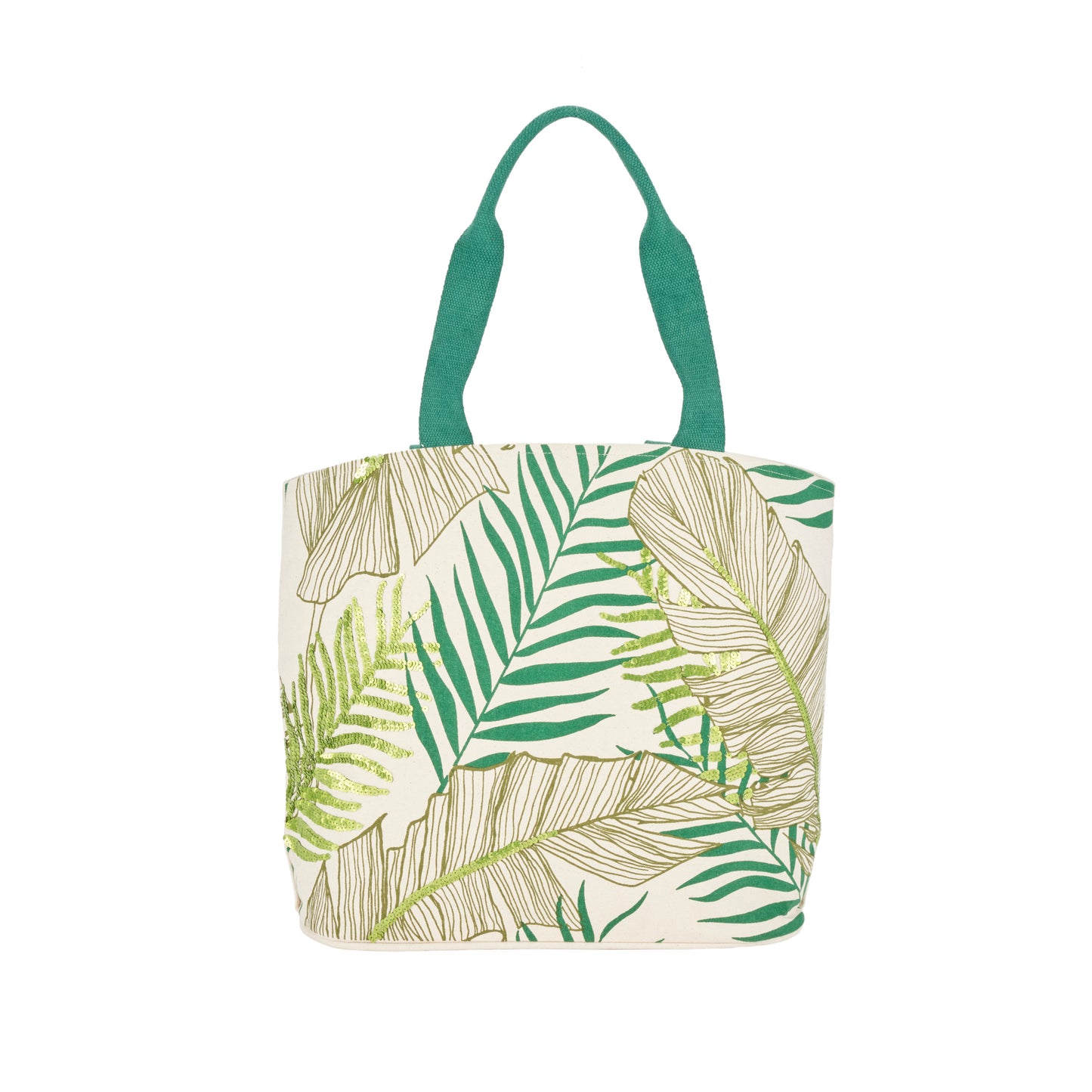 Handbags & Crossbody KV013 Cotton Palm Leaf Bag From Mina Victory By Nourison Rugs