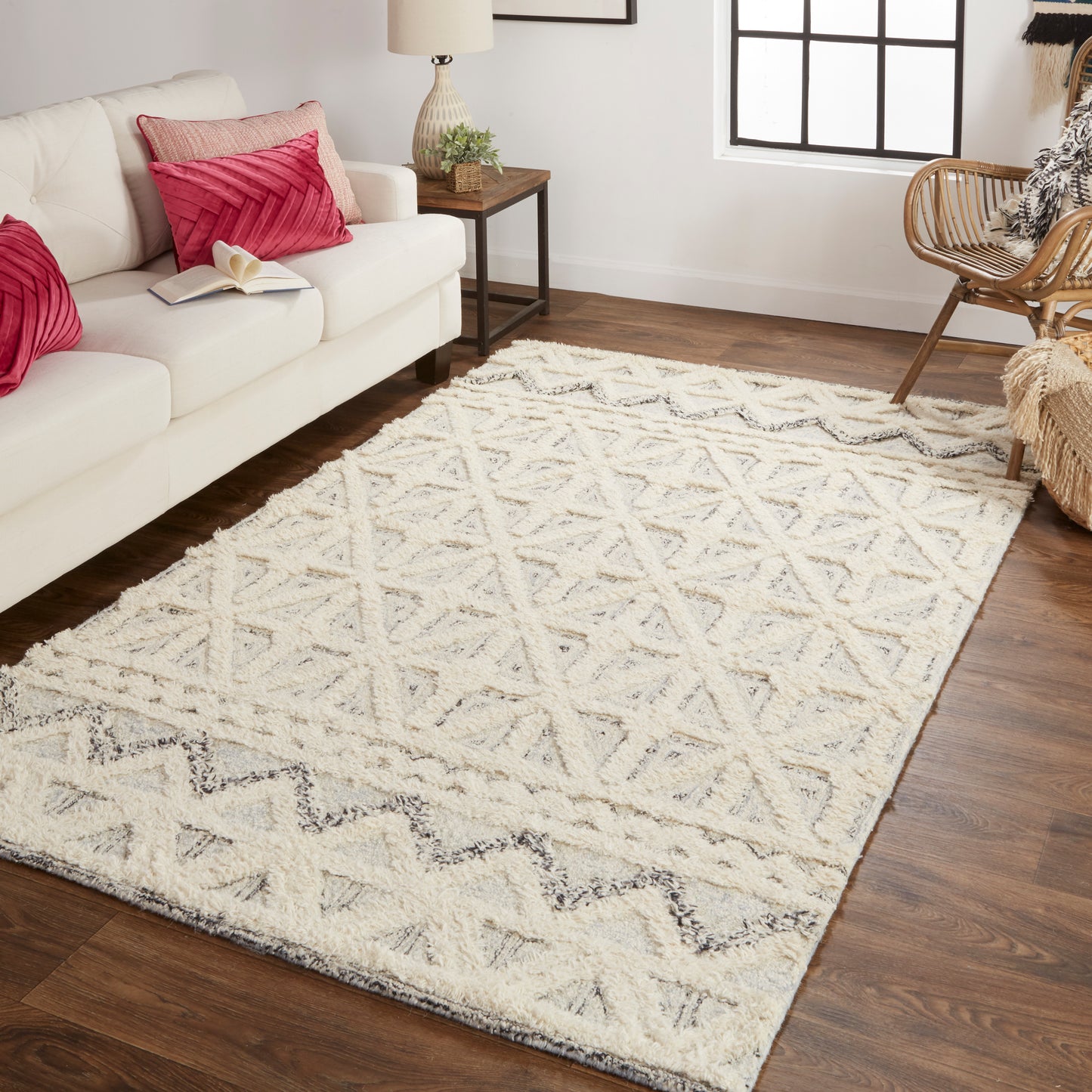 Anica 8007F Hand Tufted Wool Indoor Area Rug by Feizy Rugs
