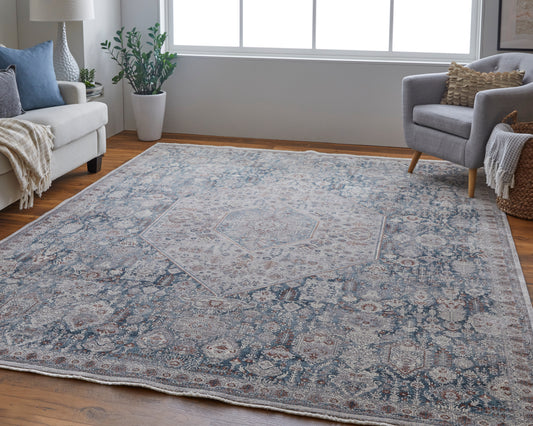 Marquette 39GUF Power Loomed Synthetic Blend Indoor Area Rug by Feizy Rugs