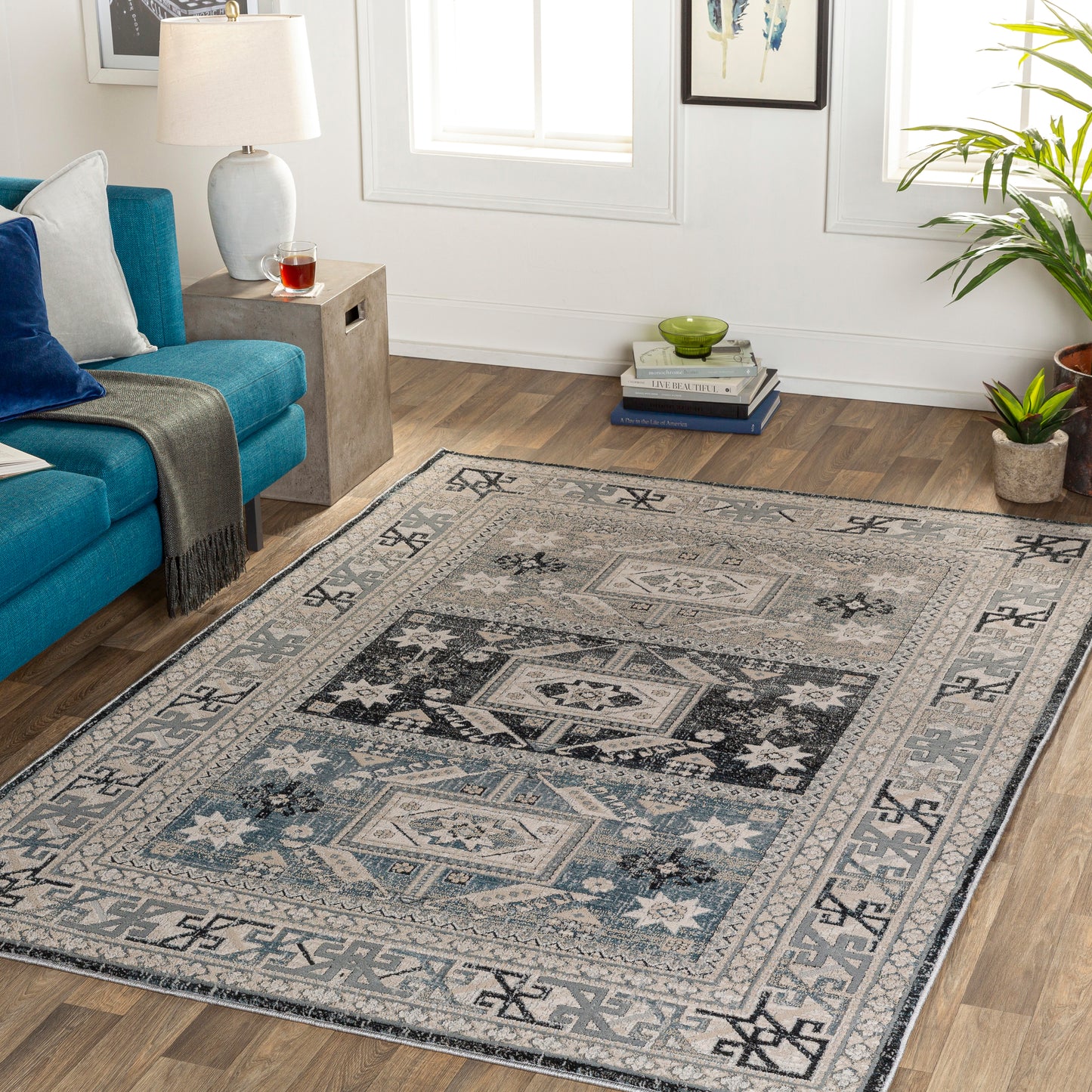 Impulse 30637 Machine Woven Synthetic Blend Indoor Area Rug by Surya Rugs