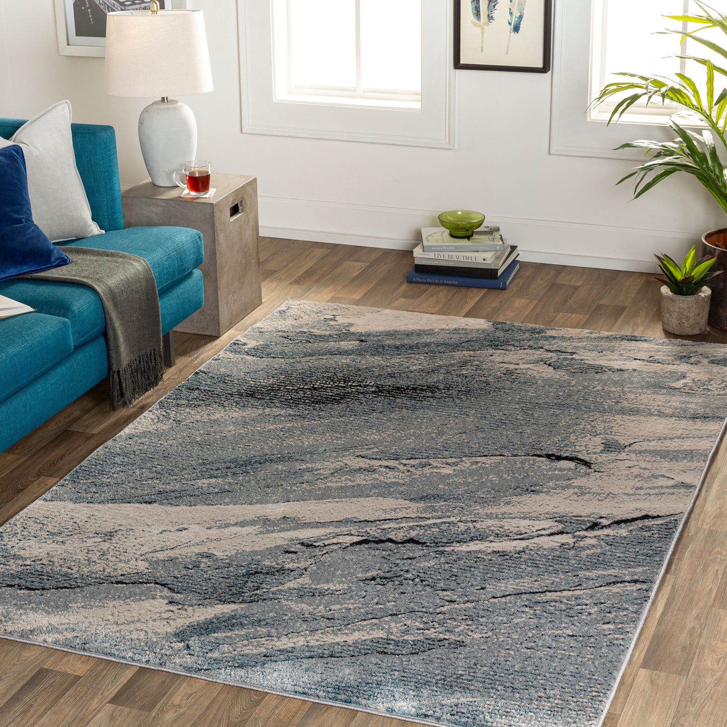 Impulse 30639 Machine Woven Synthetic Blend Indoor Area Rug by Surya Rugs