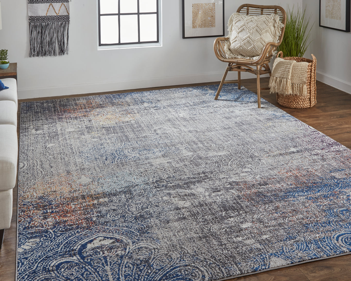 Bellini I39CV Power Loomed Synthetic Blend Indoor Area Rug by Feizy Rugs