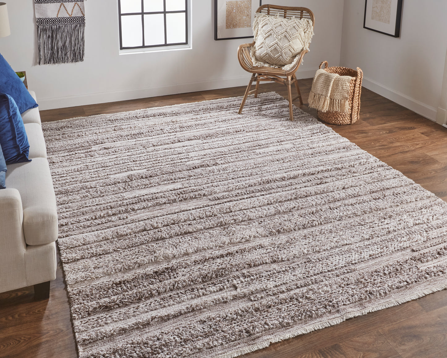 Alden 8637F Hand Woven Synthetic Blend Indoor Area Rug by Feizy Rugs
