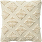 Life Styles GC103 Cotton Woven Diamonds Throw Pillow From Mina Victory By Nourison Rugs