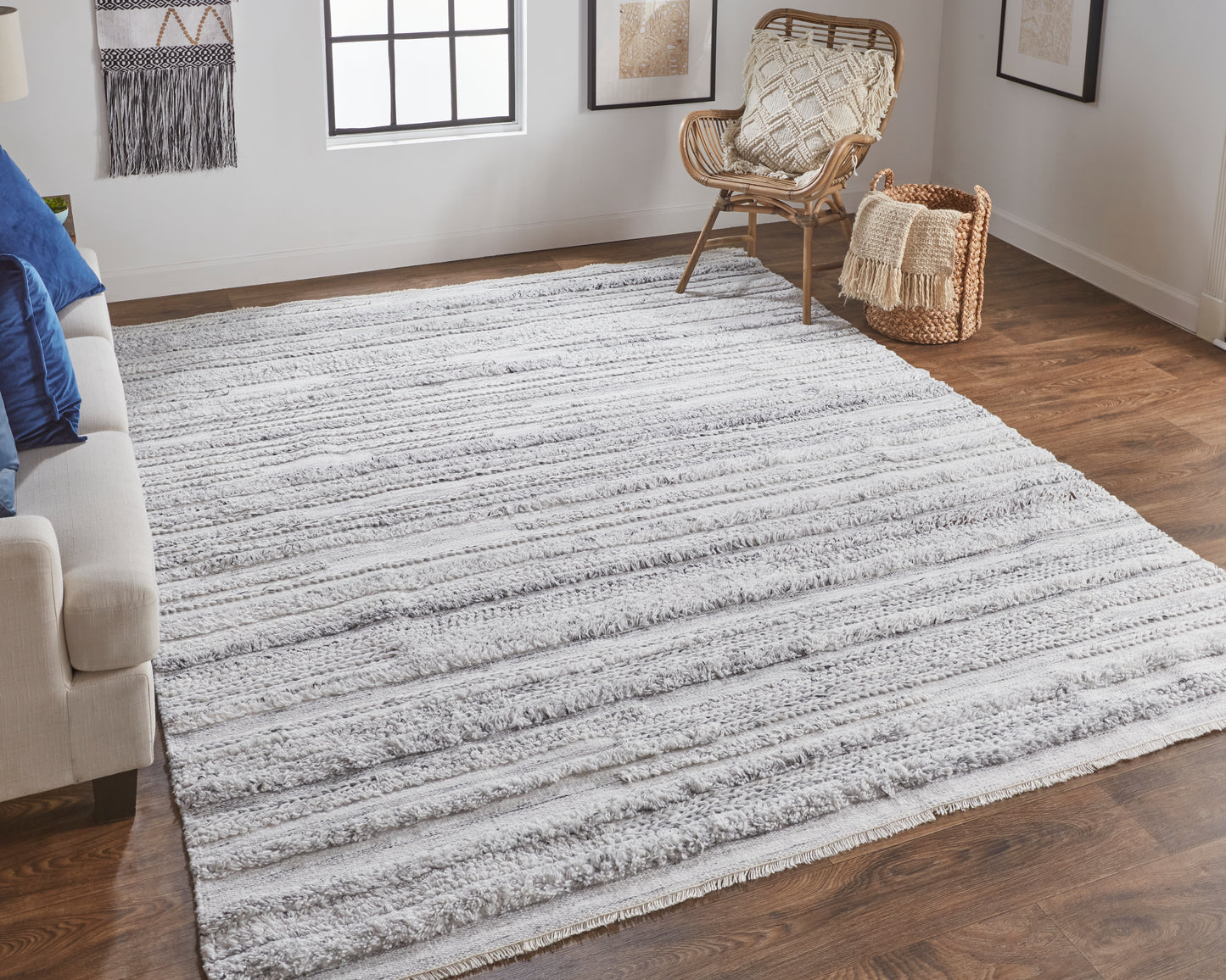 Alden 8637F Hand Woven Synthetic Blend Indoor Area Rug by Feizy Rugs