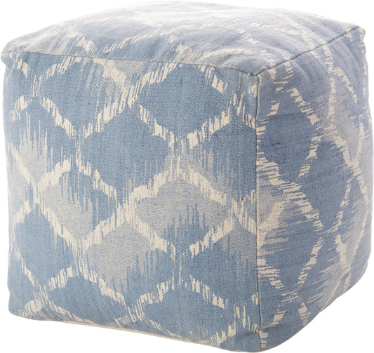 Life Styles AS202 Cotton Lattice Pouf Pouf From Mina Victory By Nourison Rugs
