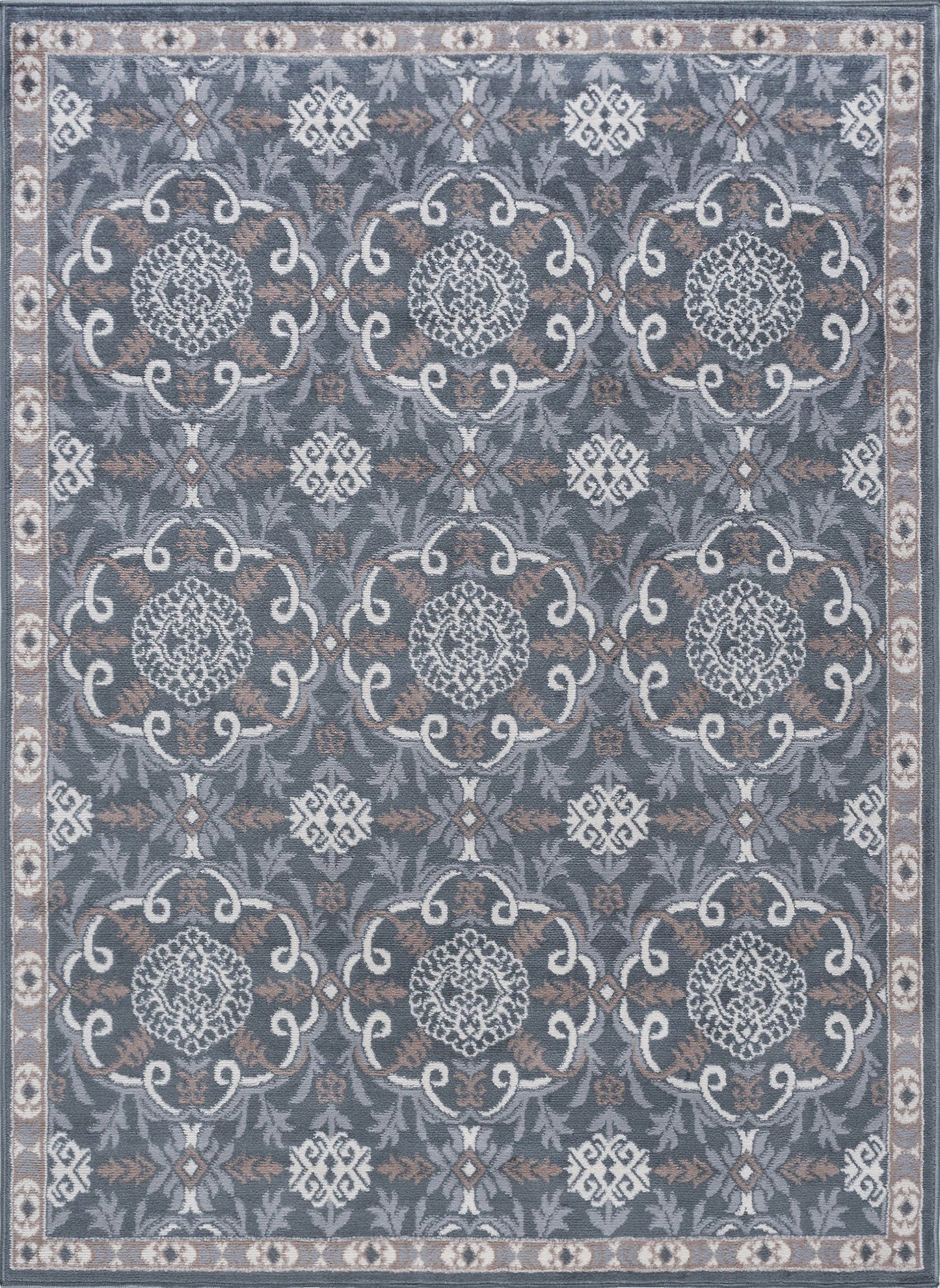 Hampton-HMP38 Cut Pile Synthetic Blend Indoor Area Rug by Tayse Rugs