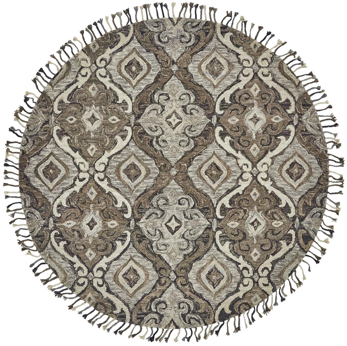 Abelia 8676F Hand Tufted Wool Indoor Area Rug by Feizy Rugs