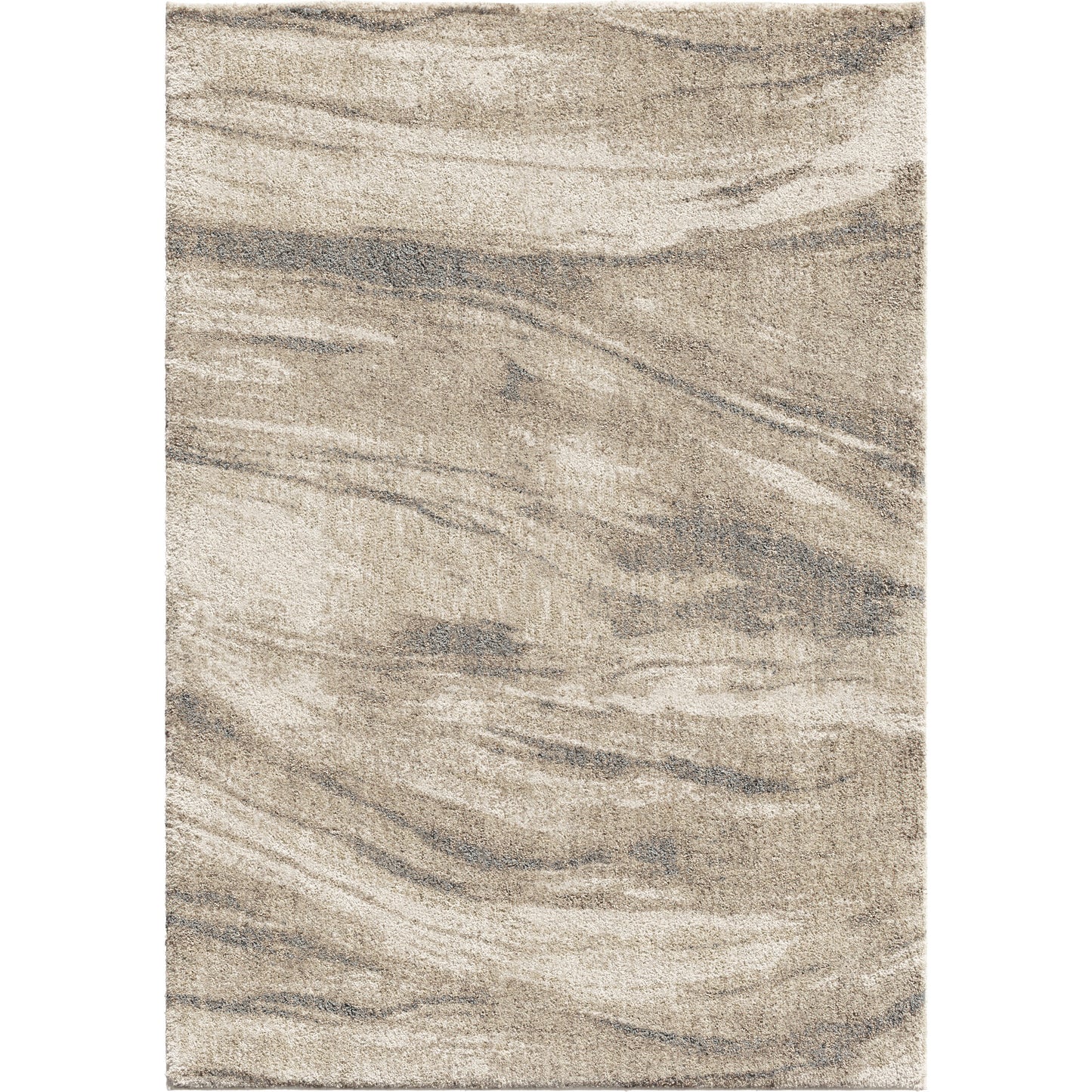 Orian Rugs Super Shag Sycamore SSH/SYCA Ivory Area Rug