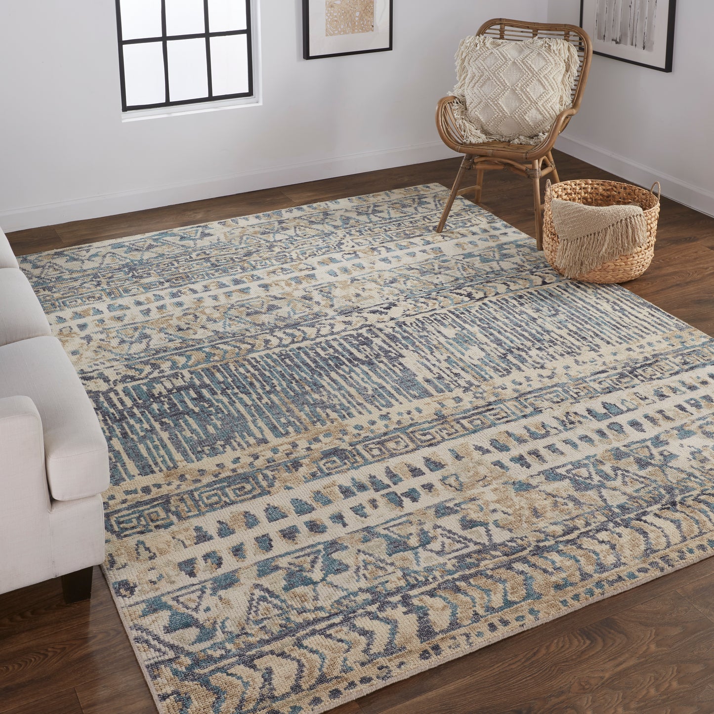 Palomar 6591F Hand Knotted Wool Indoor Area Rug by Feizy Rugs