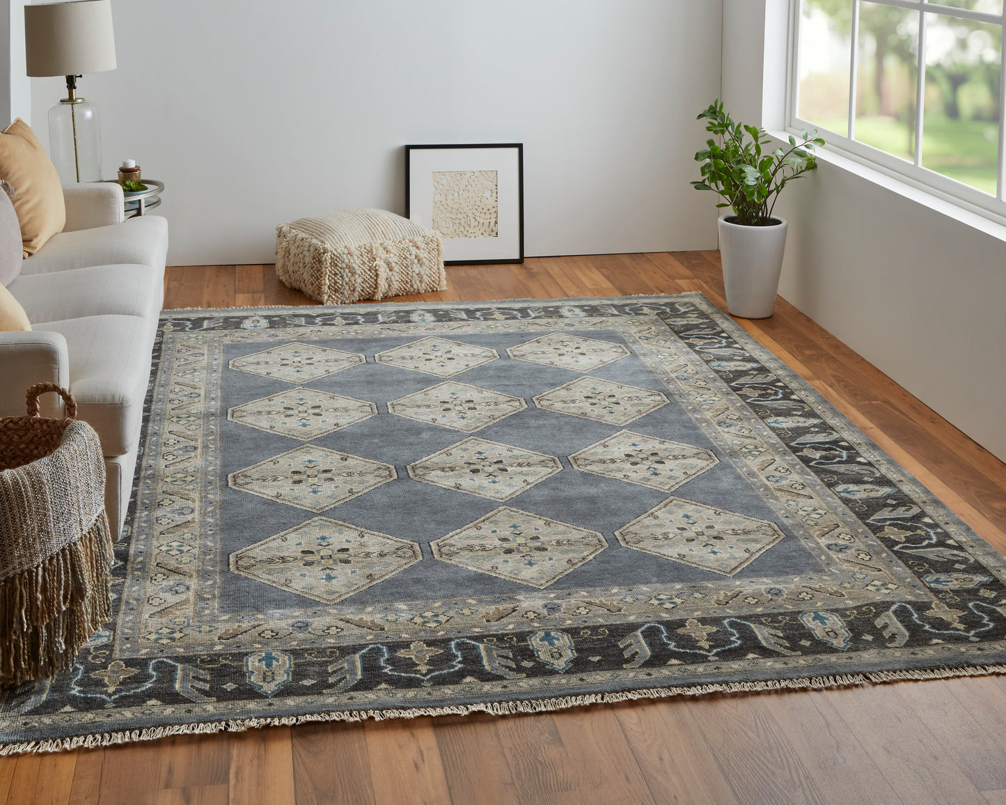 Ustad 6111F Hand Knotted Wool Indoor Area Rug by Feizy Rugs
