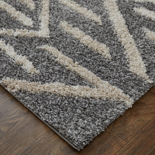 Mynka 39IBF Power Loomed Synthetic Blend Indoor Area Rug by Feizy Rugs