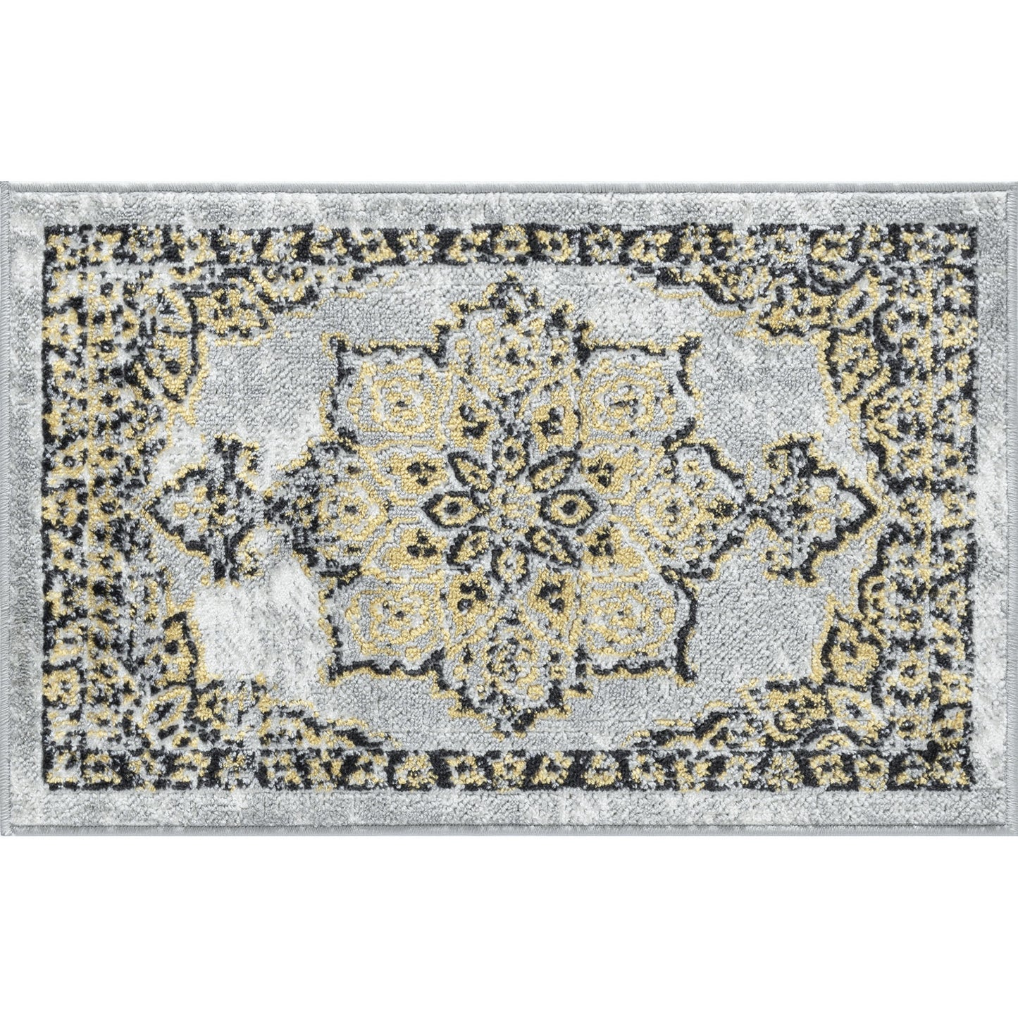 Wyatt-WYT14 Cut Pile Synthetic Blend Indoor Area Rug by Tayse Rugs