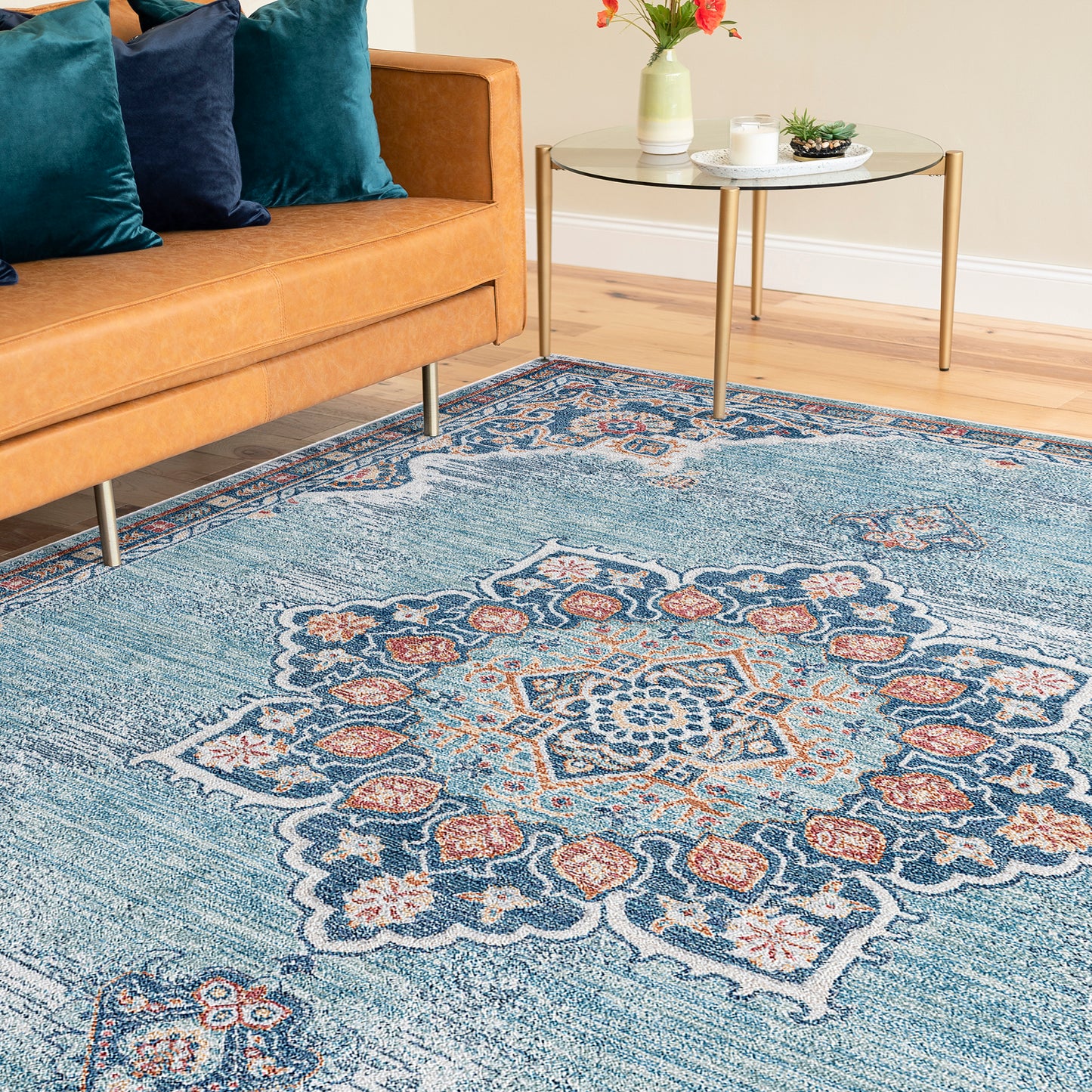 Garden-GRD69 Cut Pile Synthetic Blend Indoor Area Rug by Tayse Rugs