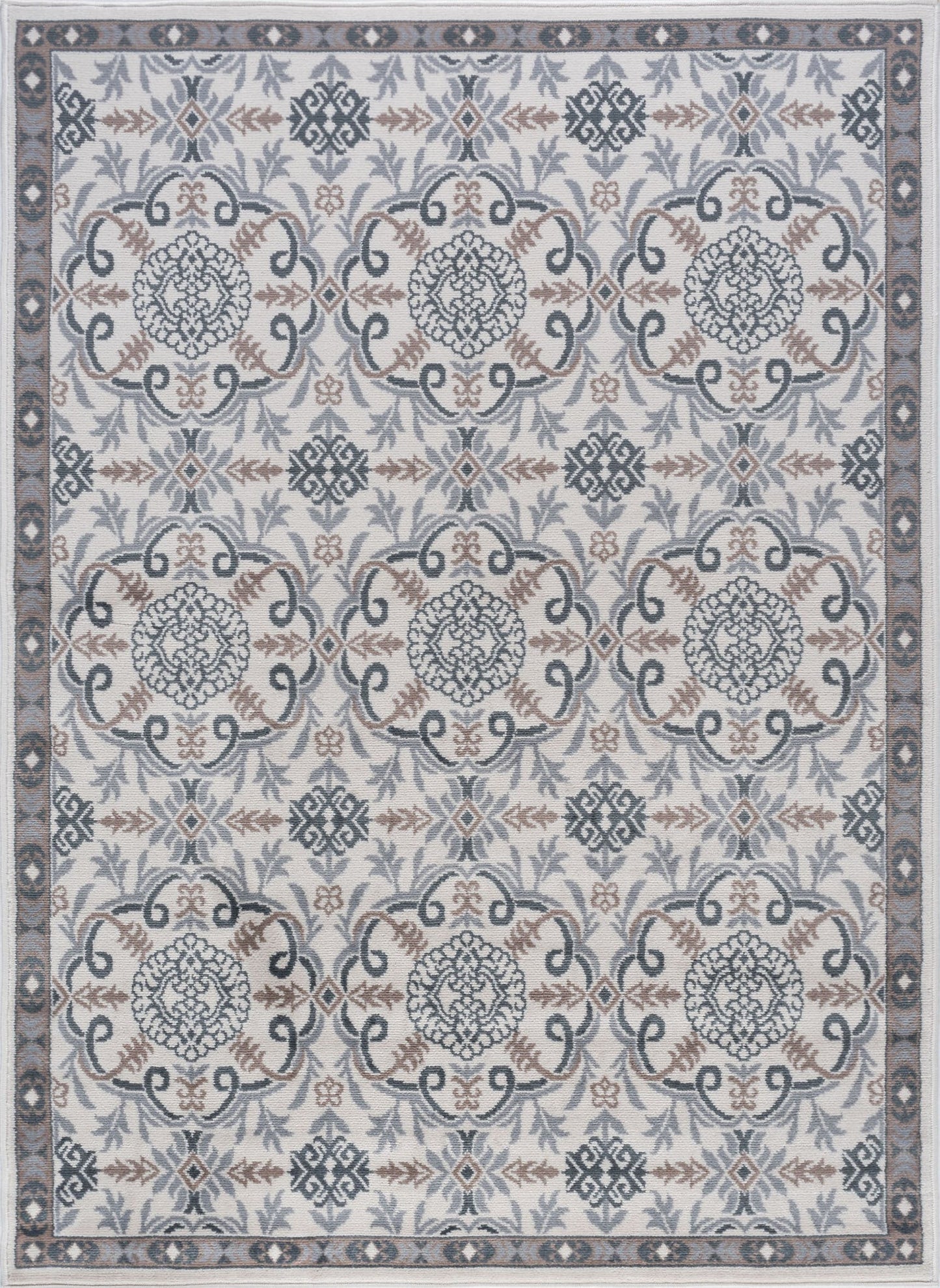 Hampton-HMP38 Cut Pile Synthetic Blend Indoor Area Rug by Tayse Rugs